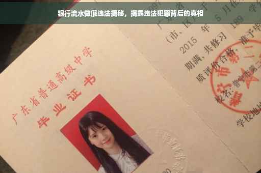 银行流水做假违法揭秘，揭露违法犯罪背后的真相