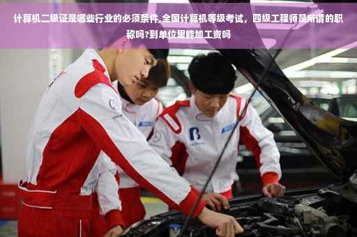 计算机二级证是哪些行业的必须条件,全国计算机等级考试，四级工程师是所谓的职称吗?到单位里能加工资吗