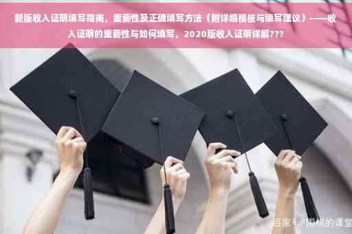 新版收入证明填写指南，重要性及正确填写方法（附详细模板与填写建议）——收入证明的重要性与如何填写，2020版收入证明详解???