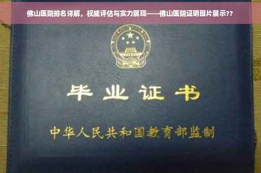 佛山医院排名详解，权威评估与实力展现——佛山医院证明图片展示??