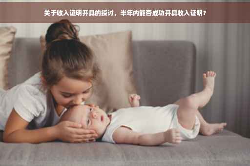 关于收入证明开具的探讨，半年内能否成功开具收入证明？