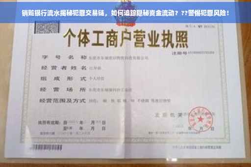 销赃银行流水揭秘犯罪交易链，如何追踪隐秘资金流动？??警惕犯罪风险！