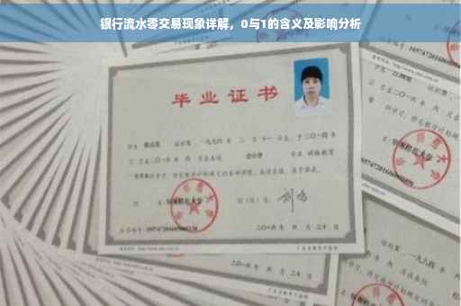 银行流水零交易现象详解，0与1的含义及影响分析