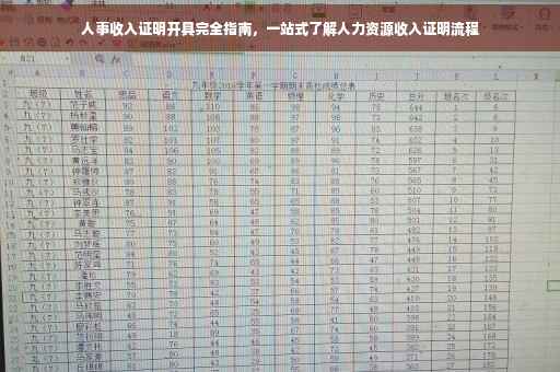 人事收入证明开具完全指南，一站式了解人力资源收入证明流程