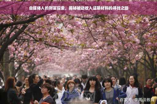 自媒体人的财富探索，揭秘被动收入证明材料的寻找之旅
