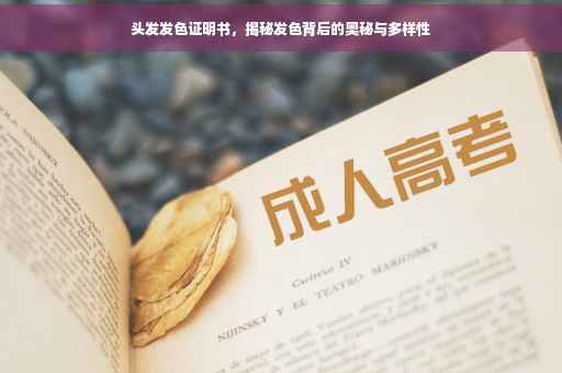 头发发色证明书，揭秘发色背后的奥秘与多样性