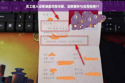 员工收入证明涵盖范围详解，深度解析与应用指南??