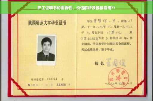 护工证明书的重要性、价值解析及模板指南??