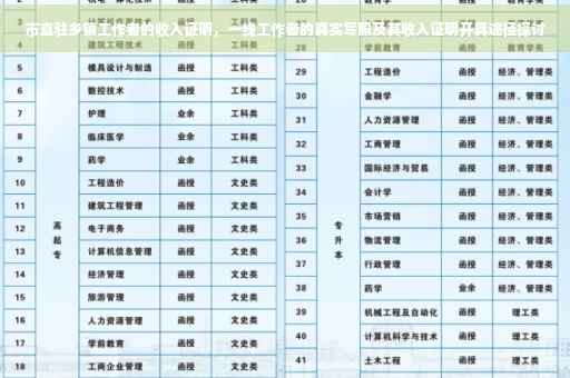 市直驻乡镇工作者的收入证明，一线工作者的真实写照及其收入证明开具途径探讨