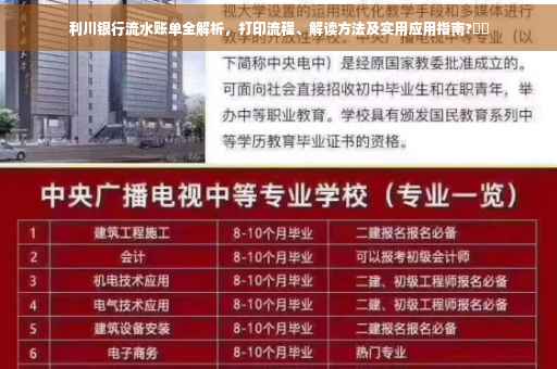 利川银行流水账单全解析，打印流程、解读方法及实用应用指南?⚡️