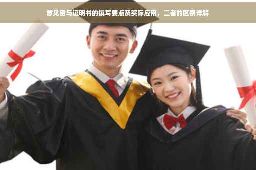 意见函与证明书的撰写要点及实际应用，二者的区别详解