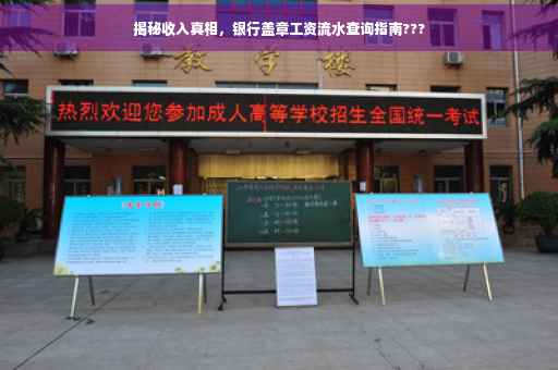揭秘收入真相，银行盖章工资流水查询指南???