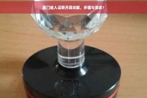 厦门收入证明开具详解，步骤与要求?