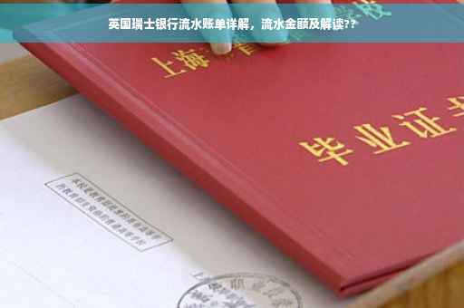 英国瑞士银行流水账单详解，流水金额及解读??