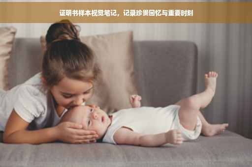 证明书样本视觉笔记，记录珍贵回忆与重要时刻