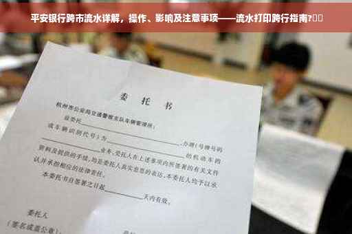 平安银行跨市流水详解，操作、影响及注意事项——流水打印跨行指南?⚡️