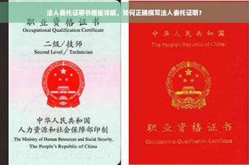 法人委托证明书模板详解，如何正确撰写法人委托证明？