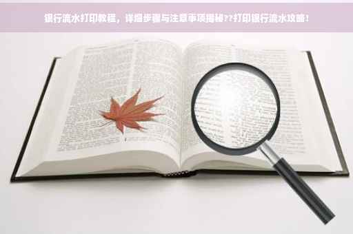 银行流水打印教程，详细步骤与注意事项揭秘??打印银行流水攻略！
