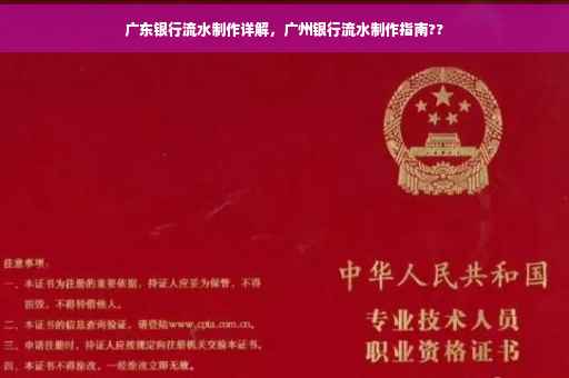 广东银行流水制作详解，广州银行流水制作指南??