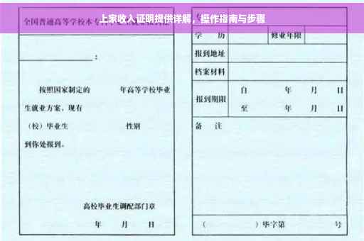 上家收入证明提供详解，操作指南与步骤