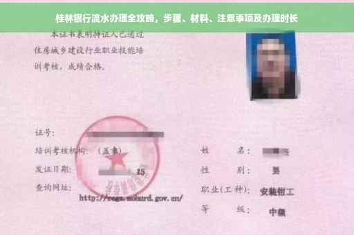 桂林银行流水办理全攻略，步骤、材料、注意事项及办理时长