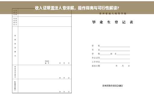 收入证明盖法人章详解，操作指南与可行性解读?