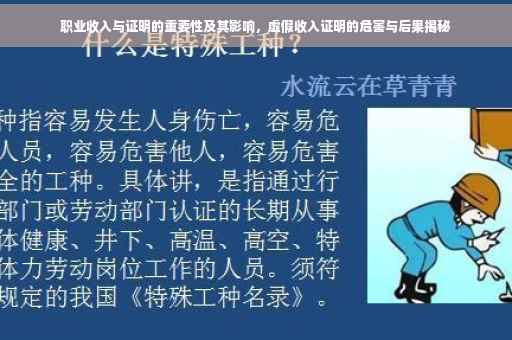 职业收入与证明的重要性及其影响，虚假收入证明的危害与后果揭秘