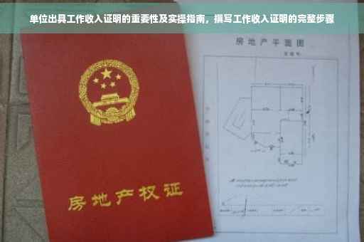 单位出具工作收入证明的重要性及实操指南，撰写工作收入证明的完整步骤