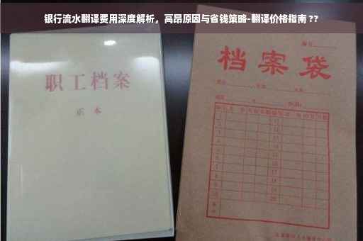 银行流水翻译费用深度解析，高昂原因与省钱策略-翻译价格指南 ??