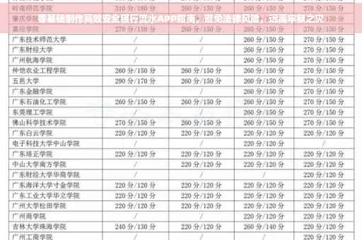 零基础制作高效安全银行流水APP指南，避免法律风险，远离牢狱之灾