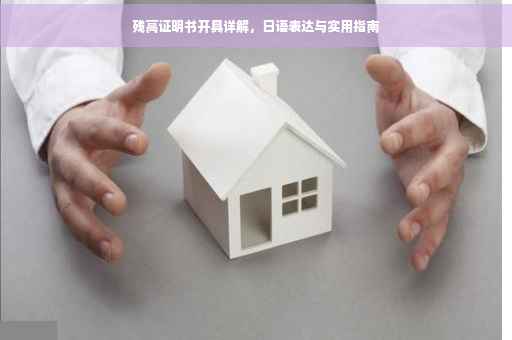 残高证明书开具详解，日语表达与实用指南