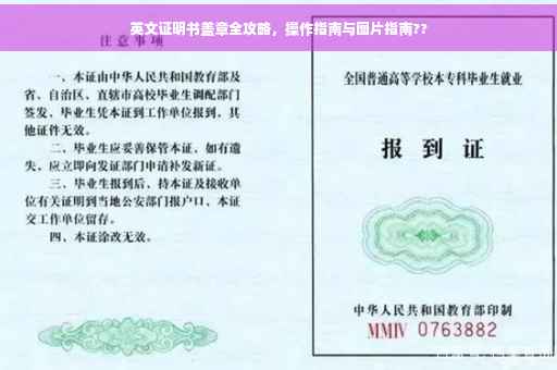 英文证明书盖章全攻略，操作指南与图片指南??