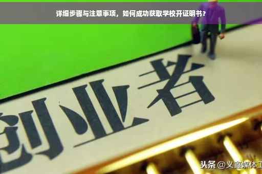 详细步骤与注意事项，如何成功获取学校开证明书？