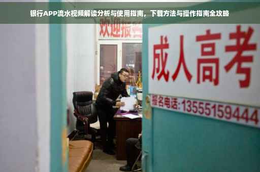 银行APP流水视频解读分析与使用指南，下载方法与操作指南全攻略
