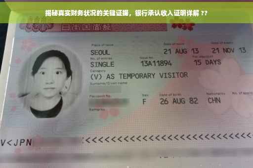 揭秘真实财务状况的关键证据，银行承认收入证明详解 ??