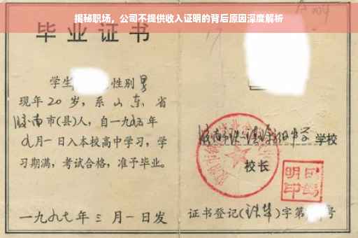 揭秘职场，公司不提供收入证明的背后原因深度解析