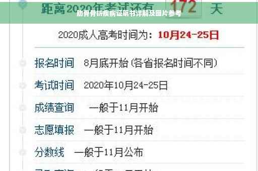 肋骨骨折疾病证明书详解及图片参考