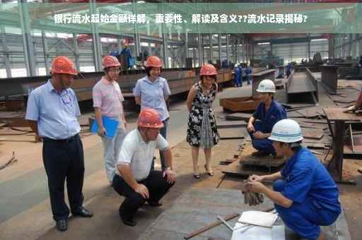 银行流水起始金额详解，重要性、解读及含义??流水记录揭秘?