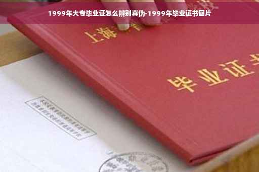 1999年大专毕业证怎么辨别真伪-1999年毕业证书图片