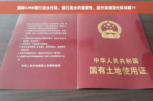 揭秘GMN银行流水代码，银行流水的重要性、操作指南及代码详解??