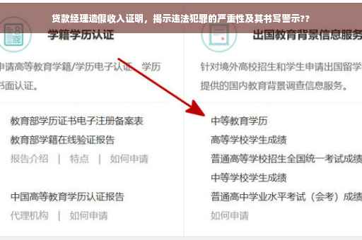贷款经理造假收入证明，揭示违法犯罪的严重性及其书写警示??