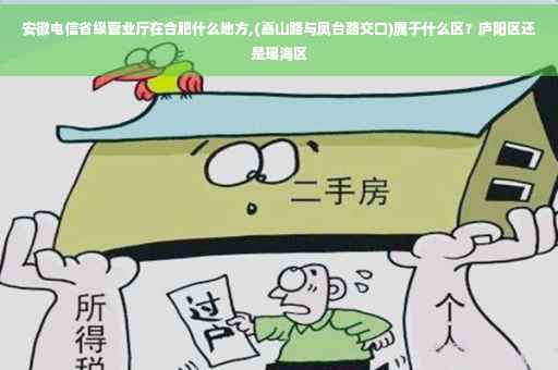 安徽电信省级营业厅在合肥什么地方,(嘉山路与凤台路交口)属于什么区？庐阳区还是瑶海区