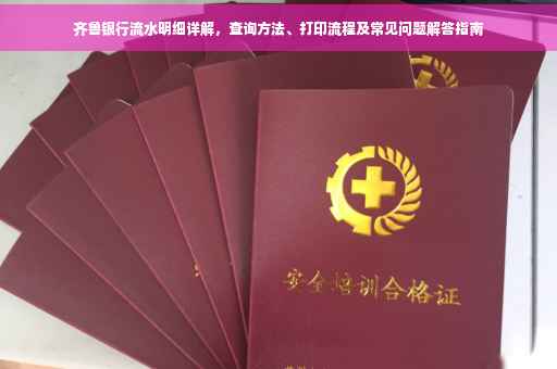 齐鲁银行流水明细详解，查询方法、打印流程及常见问题解答指南