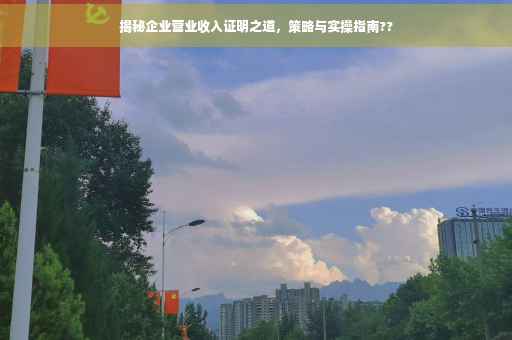 揭秘企业营业收入证明之道，策略与实操指南??