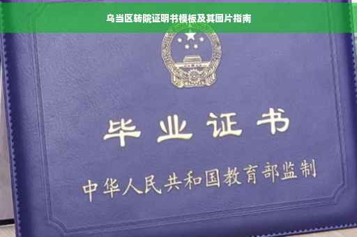 乌当区转院证明书模板及其图片指南
