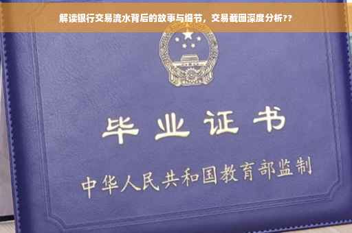 解读银行交易流水背后的故事与细节，交易截图深度分析??
