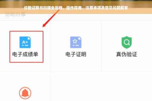 诊断证明书扫描全攻略，操作指南、注意事项及常见问题解答