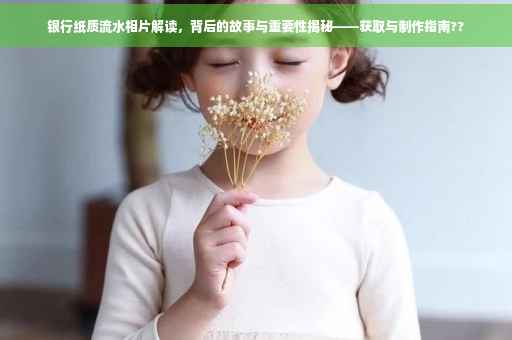 银行纸质流水相片解读，背后的故事与重要性揭秘——获取与制作指南??