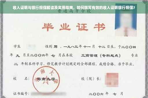 收入证明与银行担保解读及实用指南，如何撰写有效的收入证明银行担保？