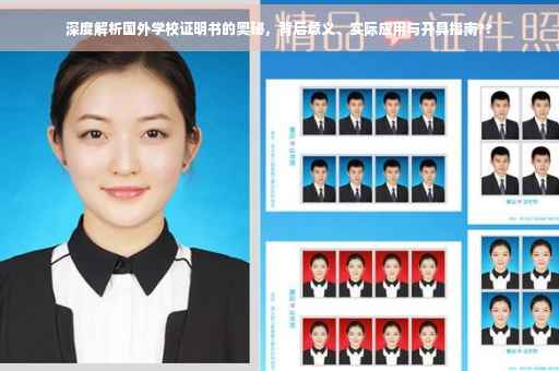 深度解析国外学校证明书的奥秘，背后意义、实际应用与开具指南??
